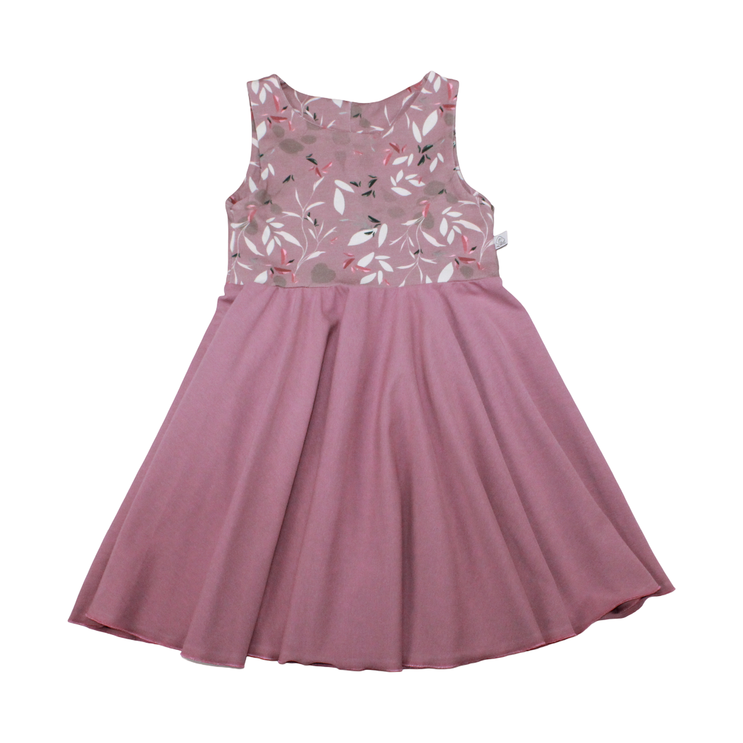 Sommerkleid | Blume altrosa