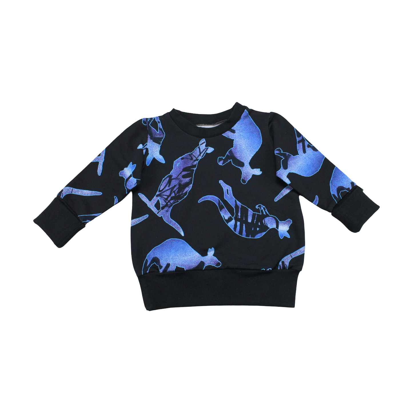 Pullover | Känguru blau