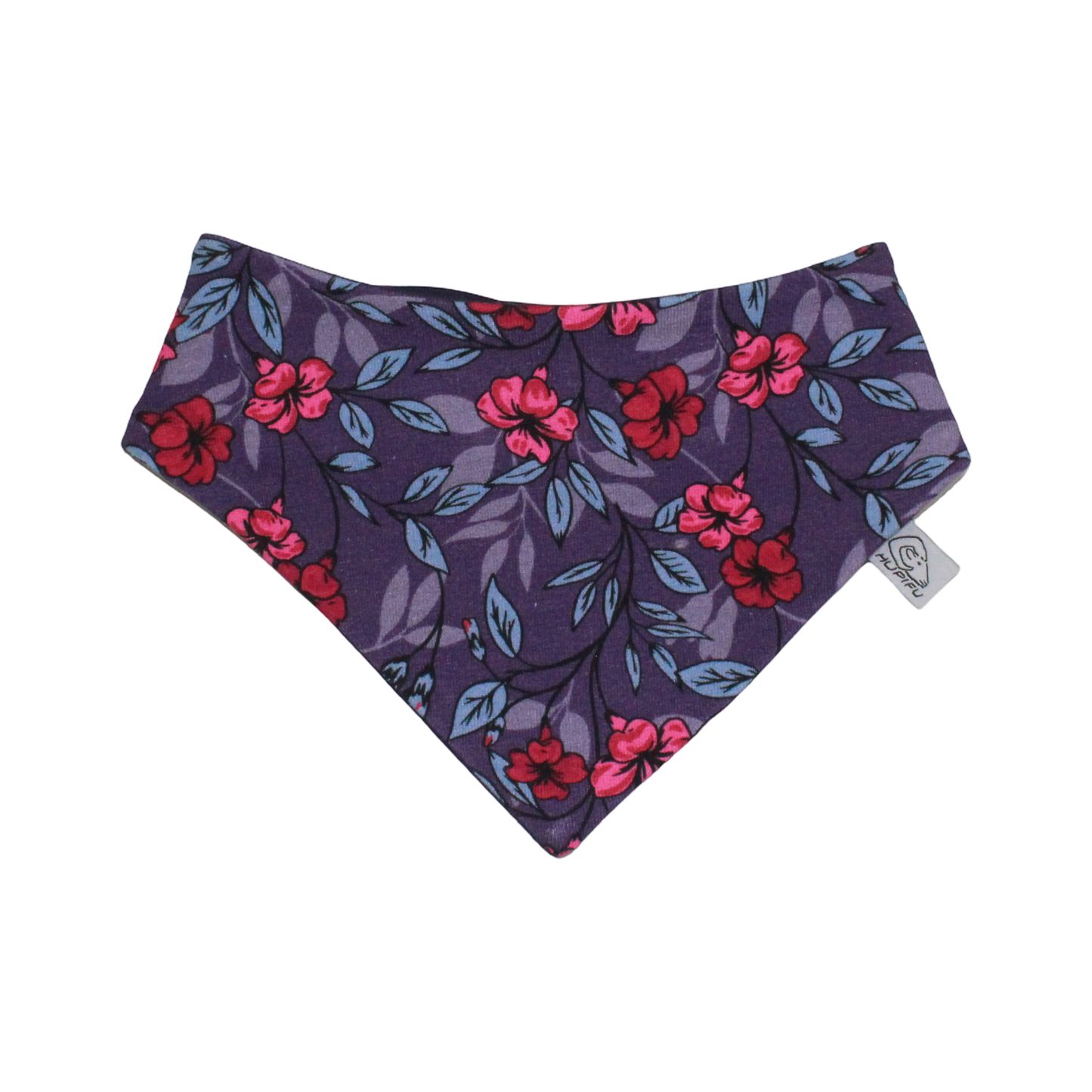 Halstuch | Blumen lila