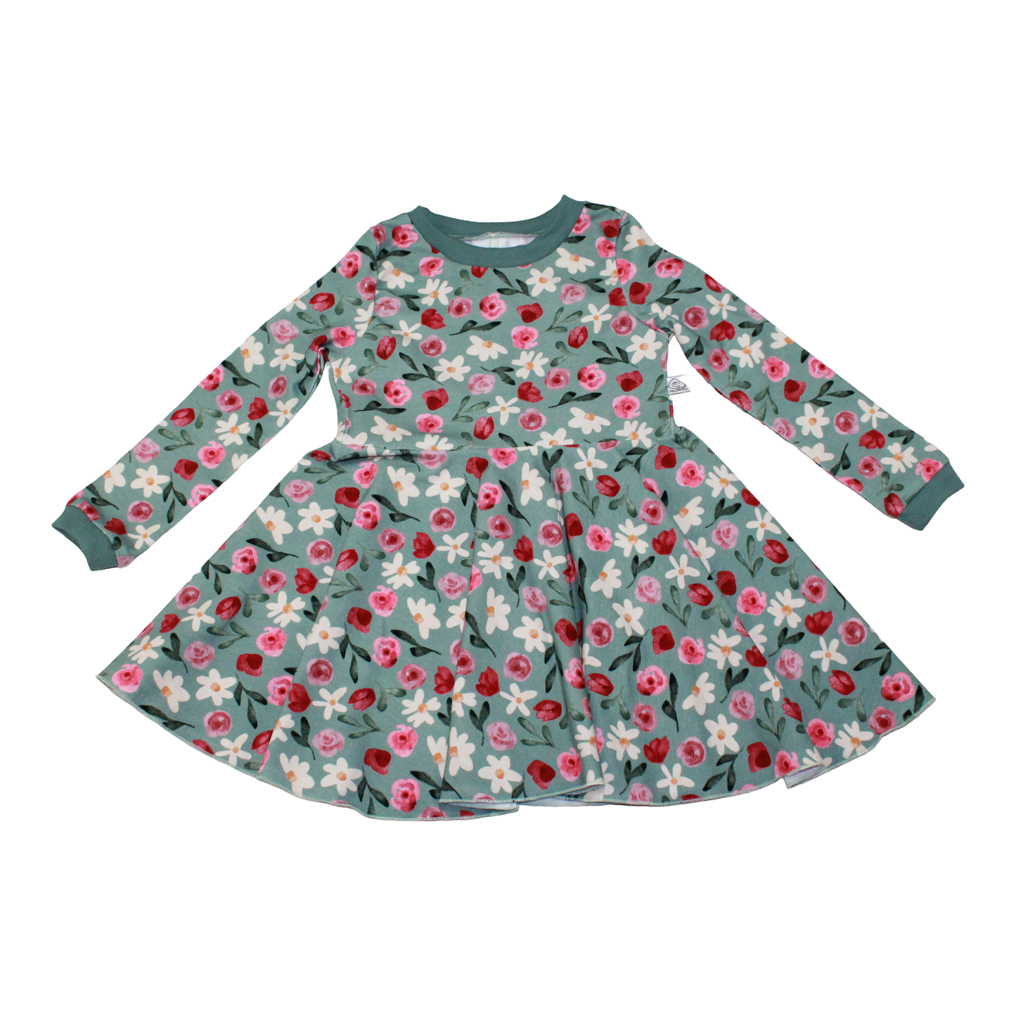 Langarmkleid | Rose mint