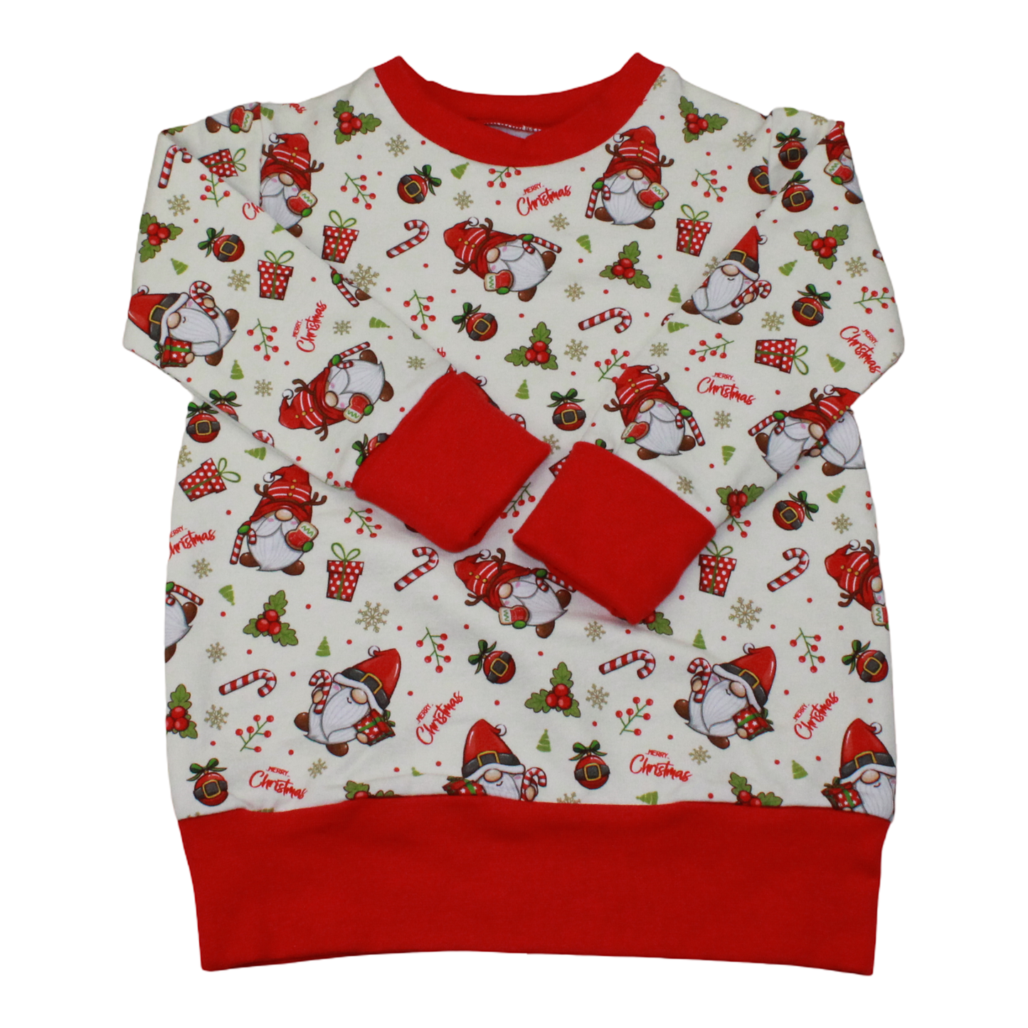 Pullover | X-MAS Wichtel weiß