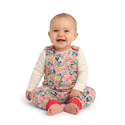 Strampler | Tucan pink