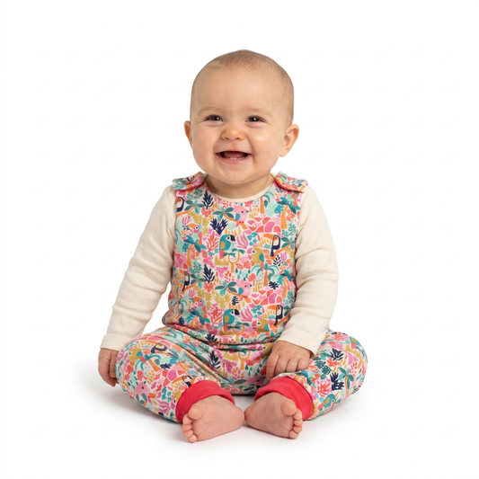 Strampler | Tucan pink