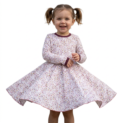Langarmkleid | Streublume
