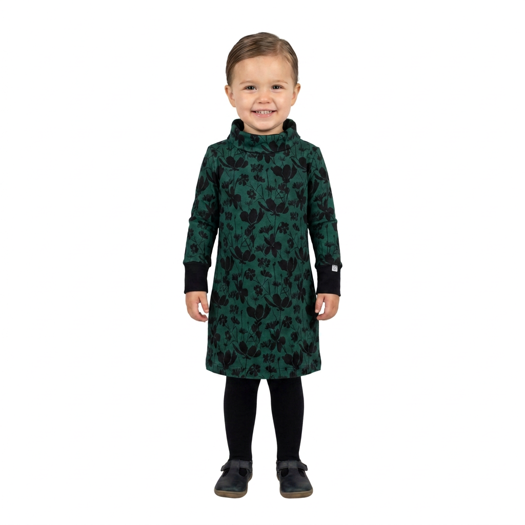 Loopkleid | Flower green