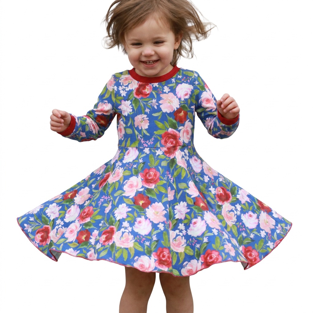 Langarmkleid | Rosegarden