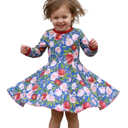 Langarmkleid | Rosegarden