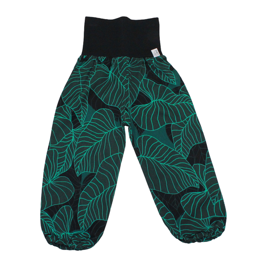 Sommerhose | Monsterra grün