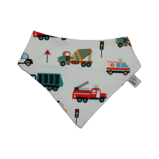 Halstuch | Fahrzeuge weiß