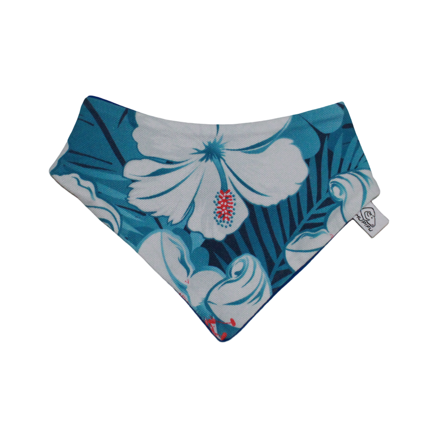 Halstuch | Hibiskus blau