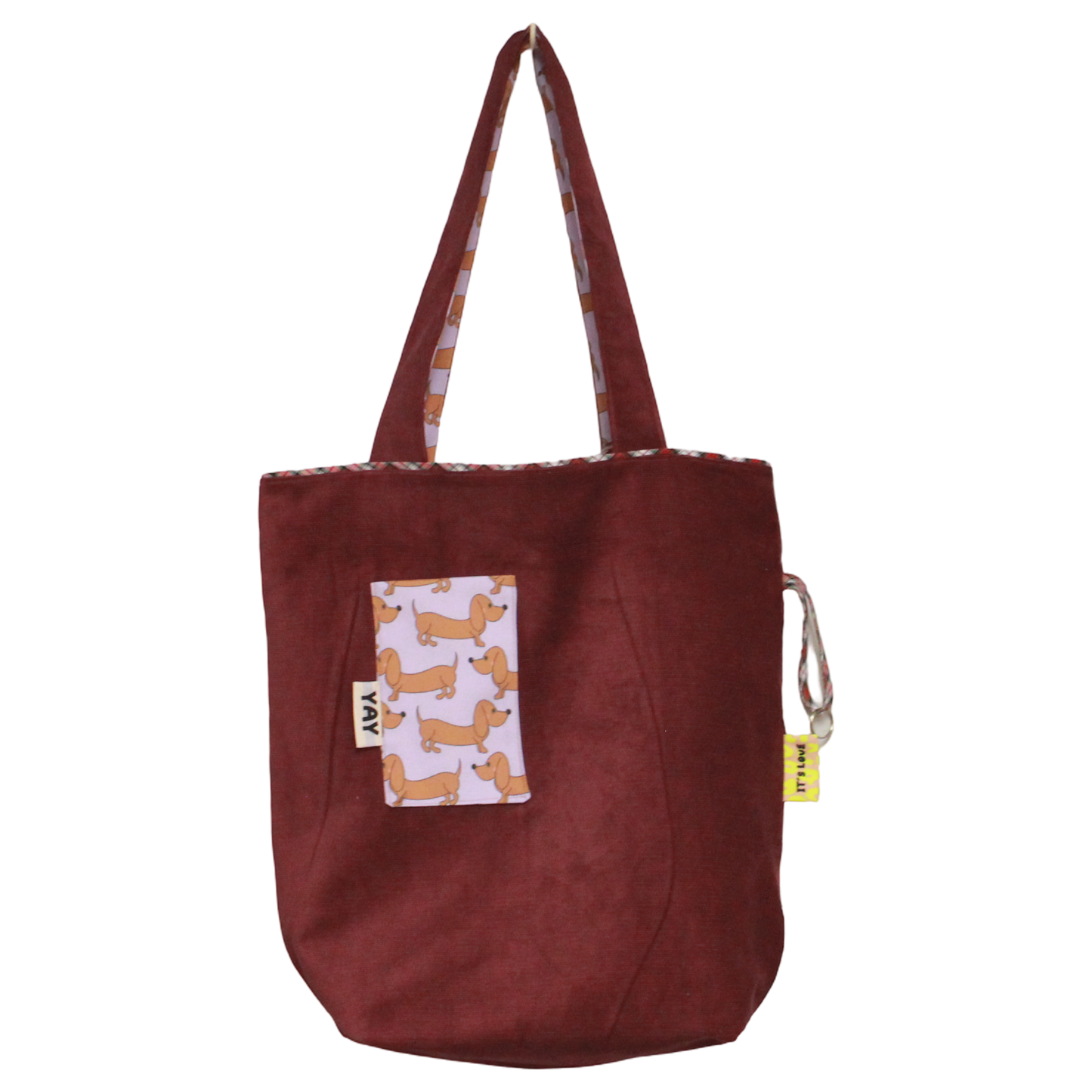 Tasche | Dackel lila