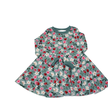 Langarmkleid | Rose mint