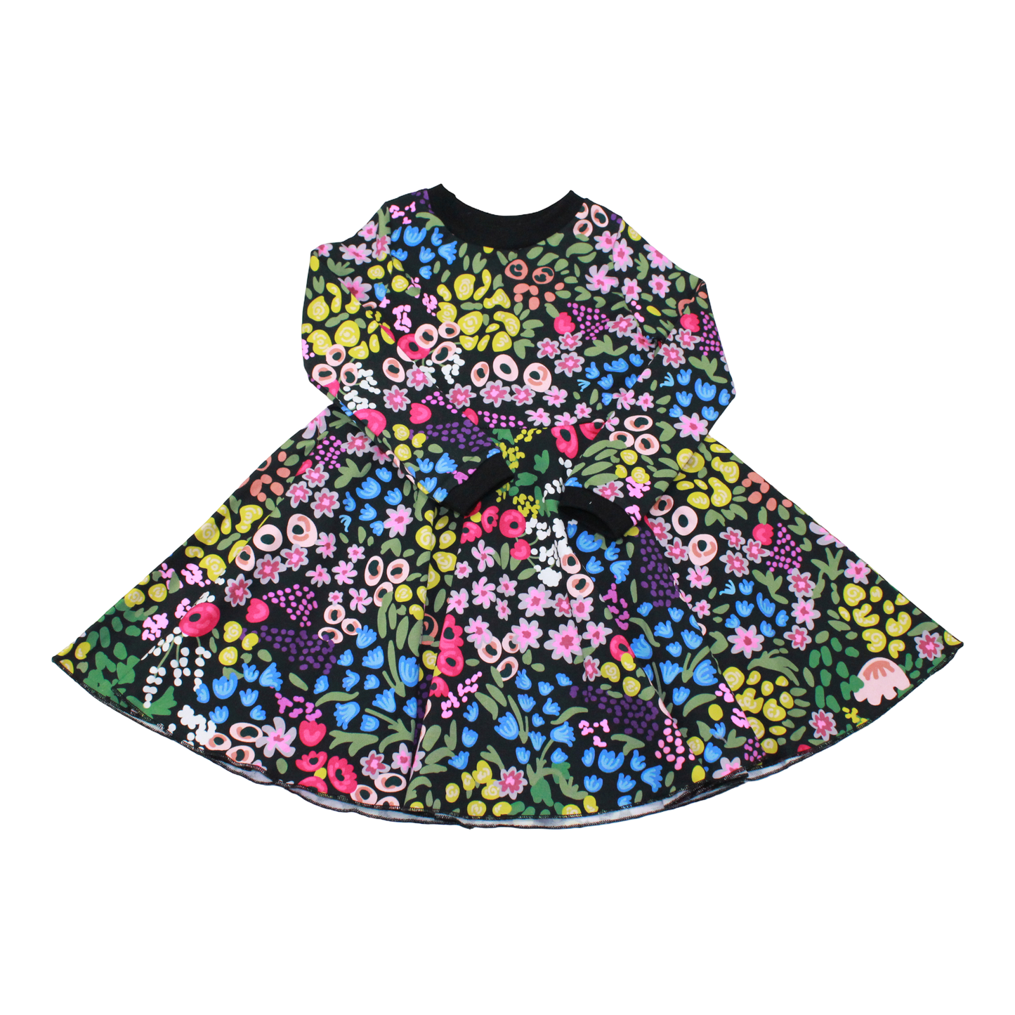 Langarmkleid | Blumenwiese