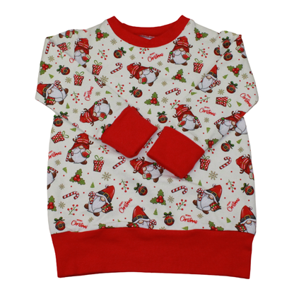 Pullover | X-MAS Wichtel weiß