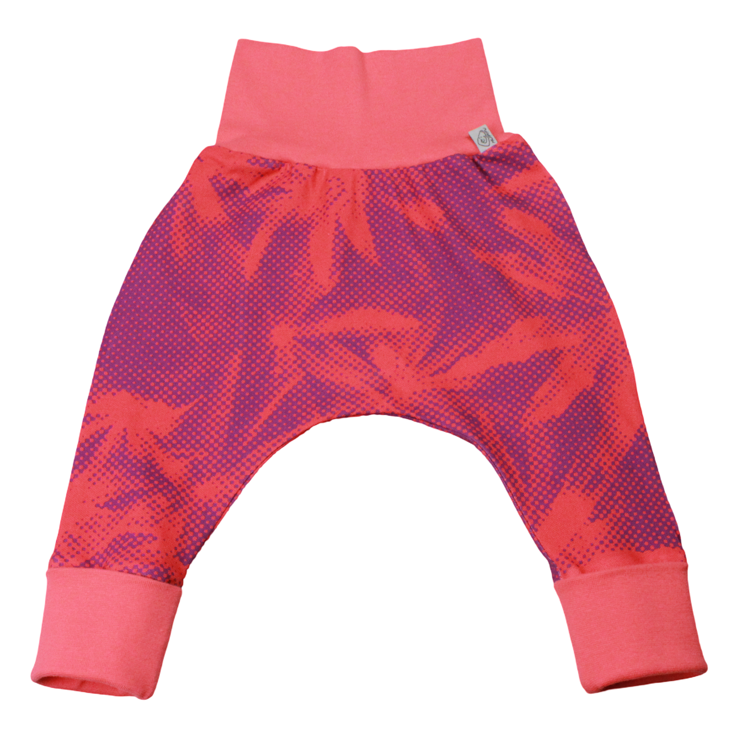 Pumphose | Palmen lila