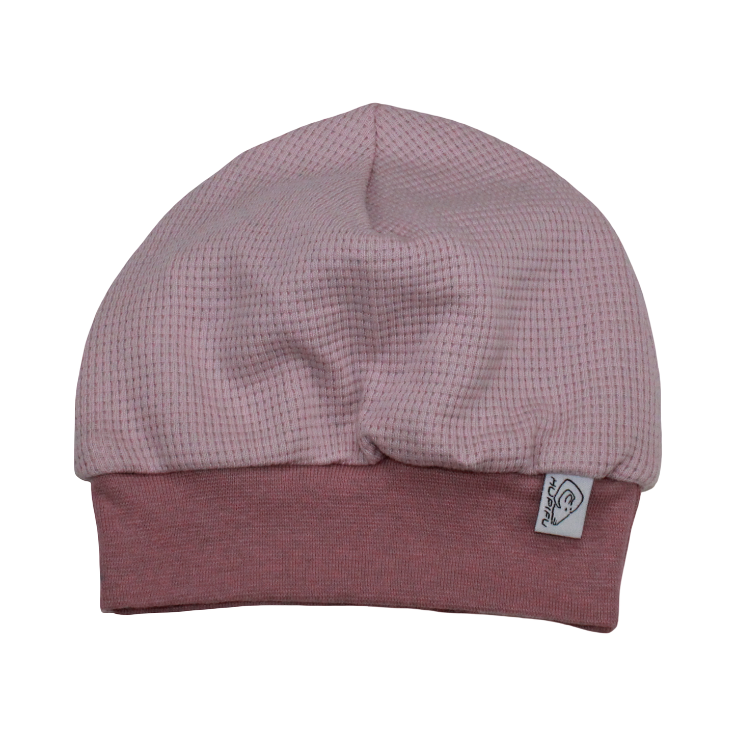 Babymütze | Waffelpiquet altrosa