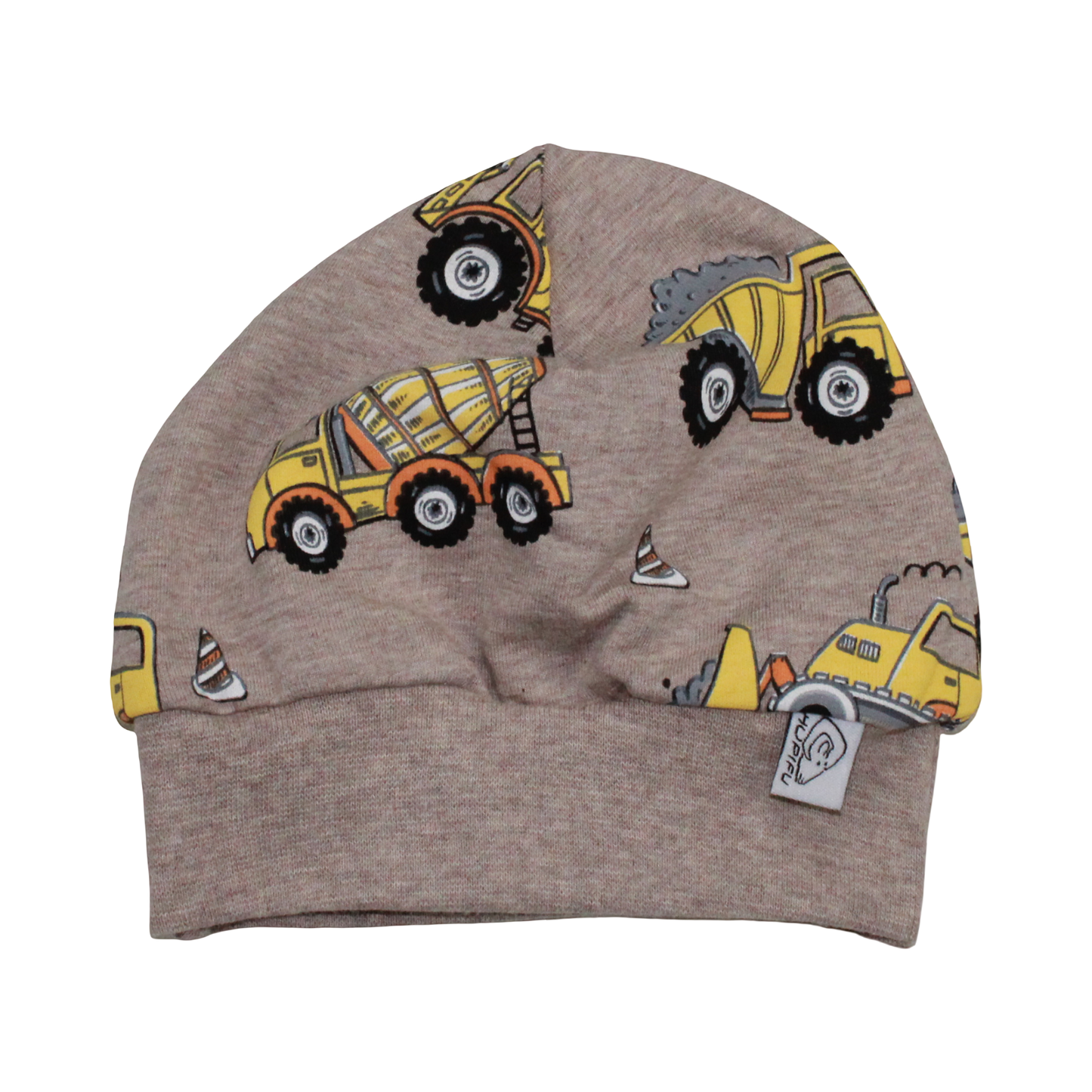 Babymütze | Traktor beige