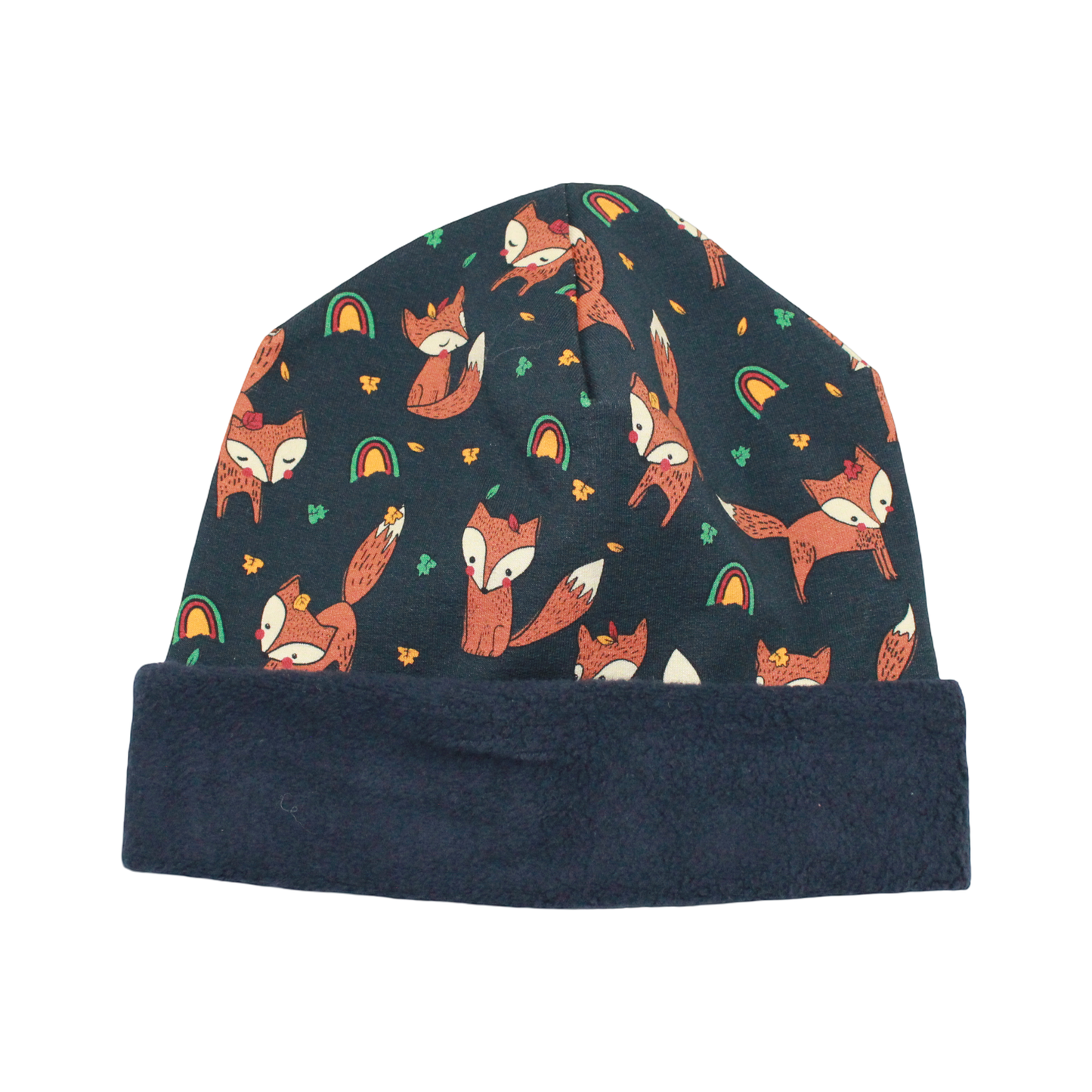 Wendebeanie | Fuchs dunkelblau