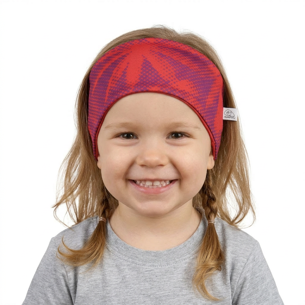 Stirnband | Palmen lila